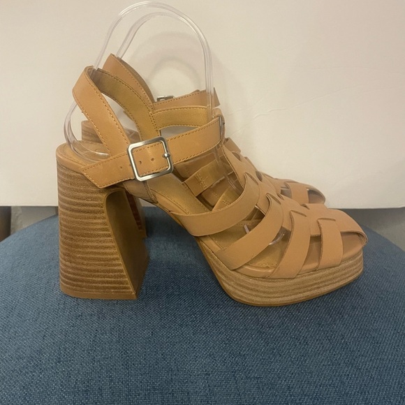 CROWN VINTAGE Women’s Brown Farlie Sandal size 9 1/2 - Picture 3 of 11